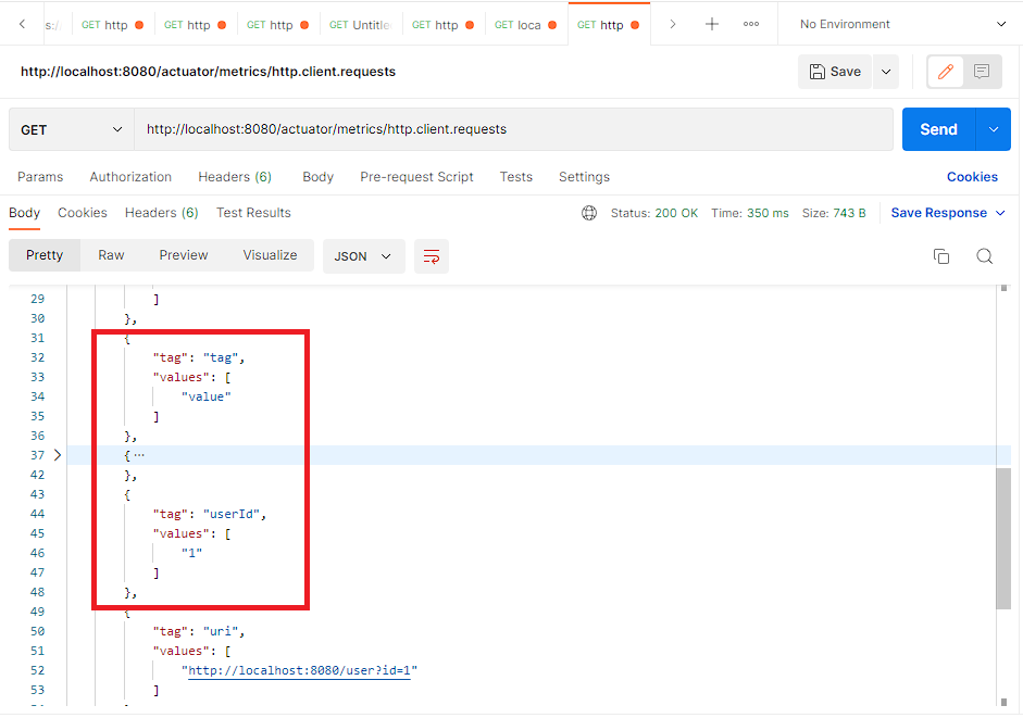 Custom Tags Using Default Client Request Observation Convention