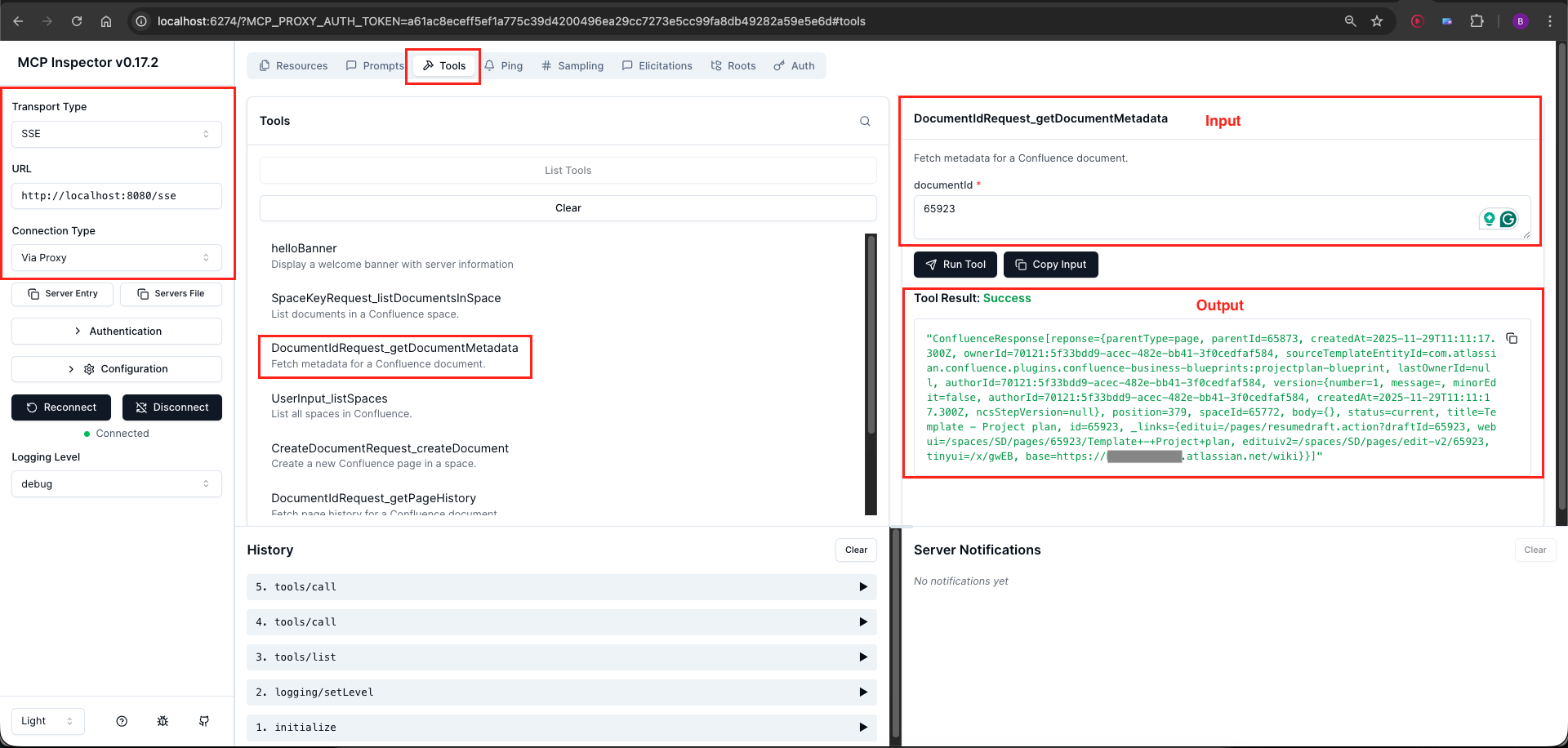 Confluence MCP Server - Get Document Metadata