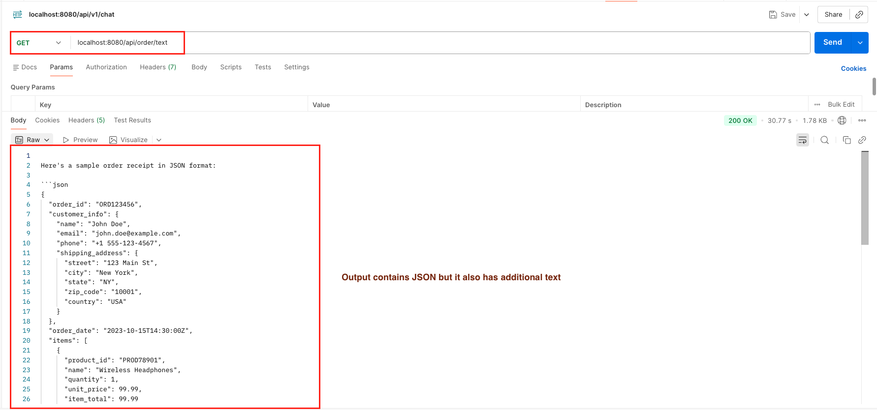 1. Output Without Native JSON Support – LangChain4j Structured Output