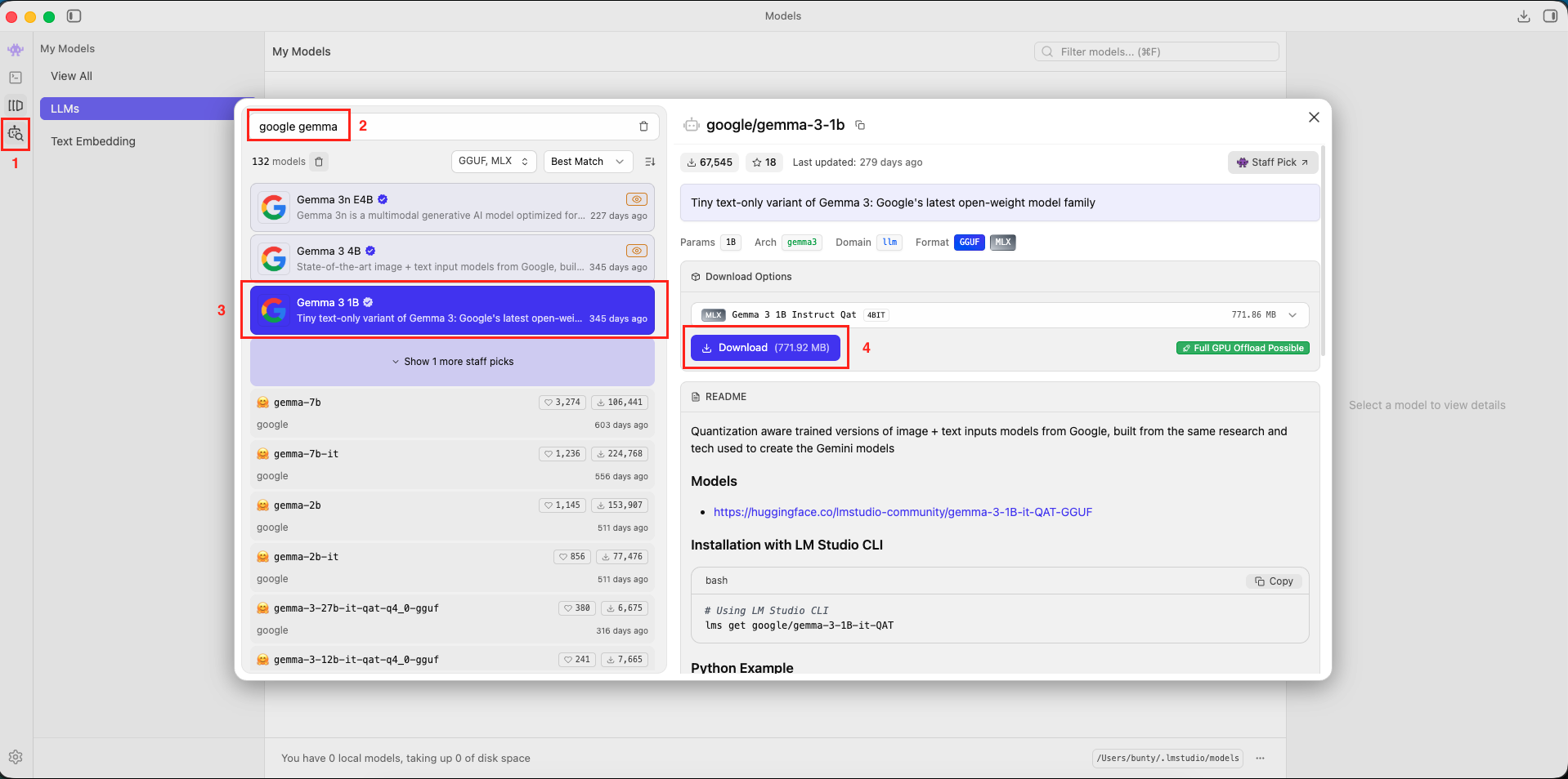LM Studio Model Download