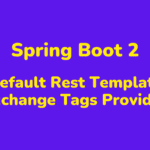 Spring Boot 2 Default Rest Template Exchange Tags Provider