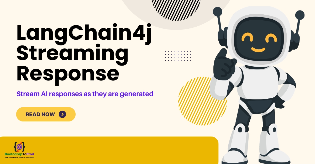 LangChain4j Streaming Response - Build Real-Time AI Chat API